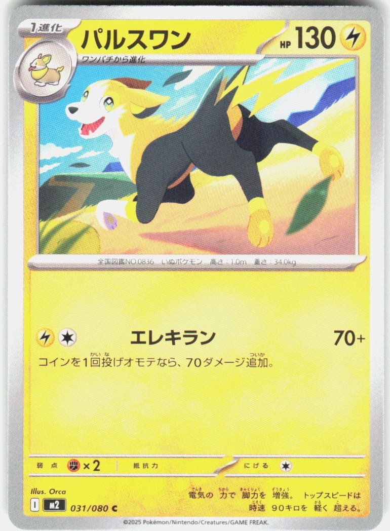 Boltund 031/080 Common Inferno X Pokemon Japanese Near Mint