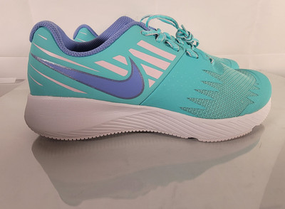 Nike Star Runner GS Youth Sz 6.5Y teal/Aqua Purple White Pink Running Shoes 