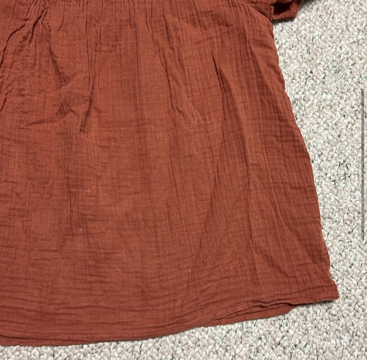 Madewell Patchwork Square-NeckTop Medium - image 3