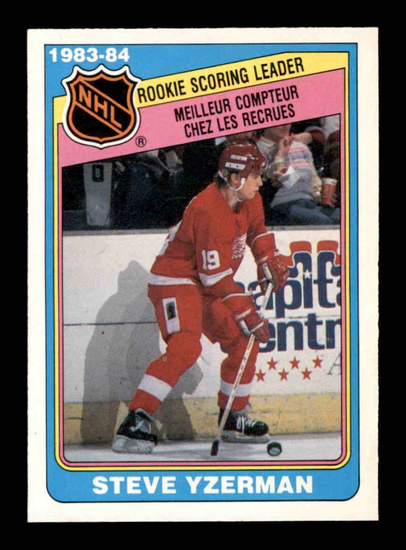 1984 O-Pee-Chee #385 Steve Yzerman LL UER NM+ X3237646