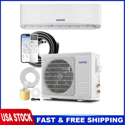 12000 BTU 17 SEER2 Ductless Mini Split Air Conditioner & Heater Pump System 230V