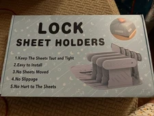 Lock Sheet Holders Keep Sheets Tight And Taut NEW