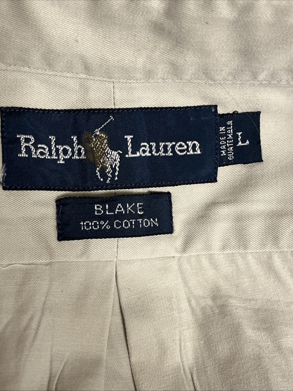 Vintage Ralph Lauren BLAKE Long Sleeve Button Down Shirt Men's Large image 3