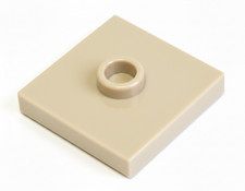 Lego 10 Pieces Tile 2x2 with a Stud Beige (Tan) Cam 87580 Tiles New