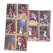 Fleer 1992-93 Chicago Bulls Basketball Card Lot 10 Michael Jordan Back 2 Back