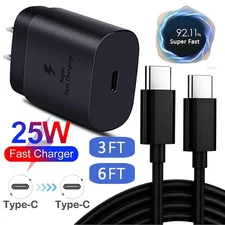 25W USB C Super Fast Charging Wall Charger For Samsung Galaxy Fold 7 6 Flip 7 US