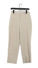 NA-KD Women's Suit Trousers UK 10 Cream Polyester