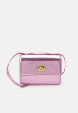 BORSA A TRACOLLA VERSACE GIOVANI RAGAZZE ACCENTO CUORE PELLE ROSA PREZZO AL PUBBLICO £457 LF