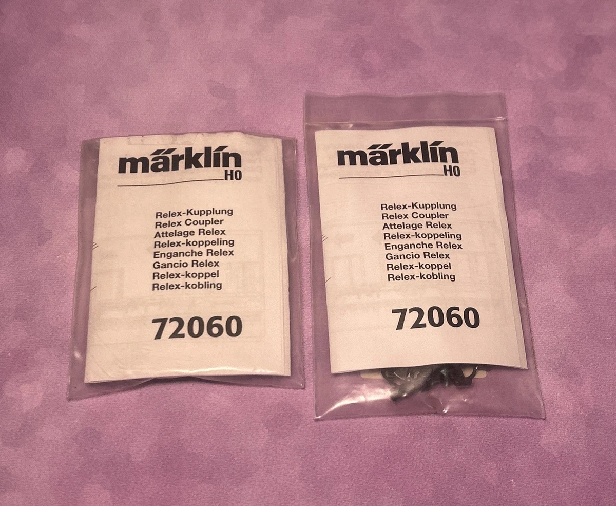 Märklin 72060 – Relex Coupleurs – Lot De 10 Têtes – Échelle H0 – Courant Alternatif