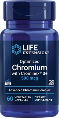 Optimized Chromium with Crominex  3+ 500 mcg, 60 vegetarian capsules