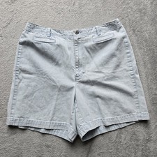 Liz Claiborne Lizwear Jeans Shorts 12 Light Wash Blue High Wasited Vintage 90s