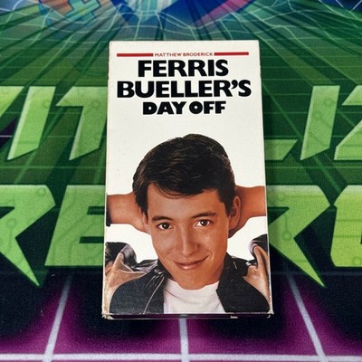 Ferris Buellers Day Off VHS Paramount 1986 PG-13 Movie Tape with Sleeve VG Cond
