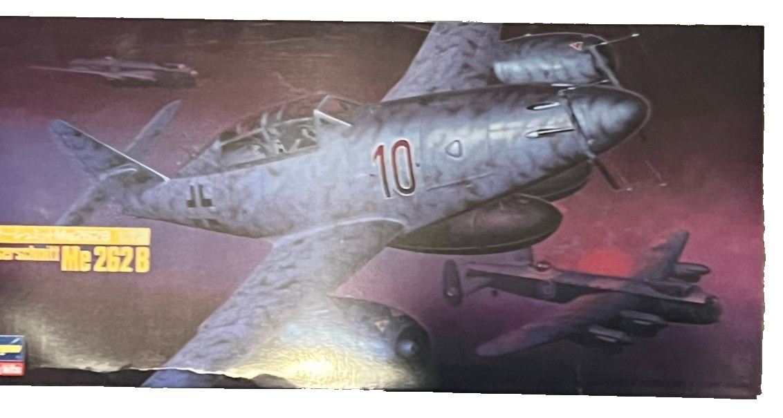 Hasegawa Messerschmitt ME 262B 1:72 Scale Airplane Model Kit