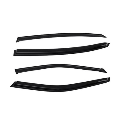 Front & Rear Window Rain Guards for Nissan Maxima 2016-2023 Black  4PC Set