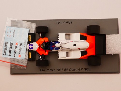 Spark 1:43 Mauro Baldi Alfa Romeo 183T Dutch GP 1983 S8805 Marlboro - Picture 6 of 8