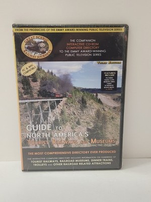 Great Scenic Railway Journeys DVD Guide to North Americas Tourist Railways - NEW