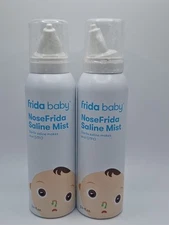 Lot of 2 Frida Baby NoseFrida Saline Mist 3.4floz each