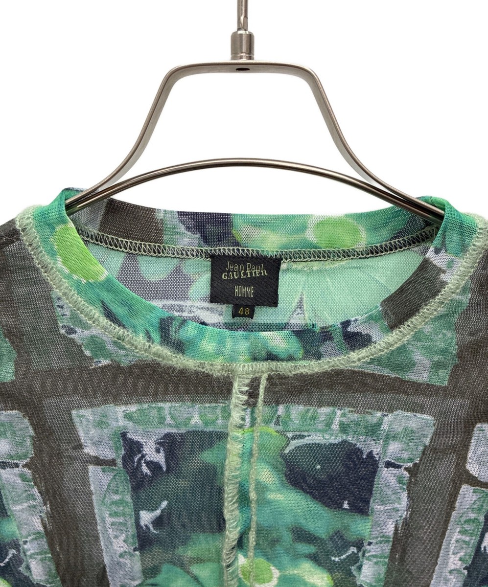 Jean Paul Gaultier homme Power net long-sleeved cut and sew Size