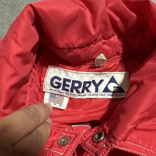 Vintage 60er/70er Gerry Gänsedaunen Western Druckknopf Hemd Jacke Puffer Gr. 42 M - Bild 7 von 10