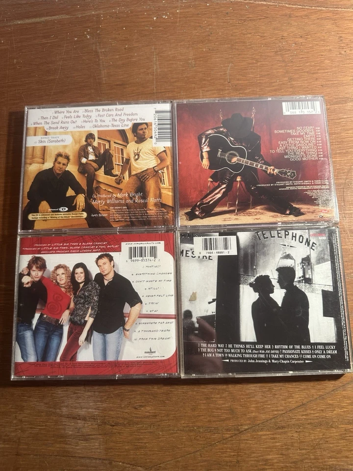 Lot Of 4 CDs Rascal Flatts, LittleBig Town, Terri Clark, & MaryChapinCarpenter Foto 2 de 4