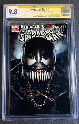 Amazing Spider-Man 569 Marvel Comics 2008 1st Anti-Venom CGC 9.8 SSx3 Granov