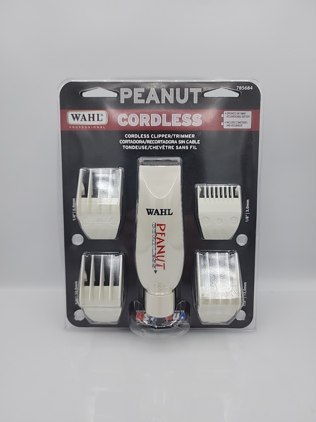 Brand New - Wahl 8663 Cordless Peanut 5 inch Rotary Motor Tr