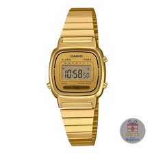 Casio LA670WGA-9 Women's Digital Gold Stainless Steel Watch Vintage Style
