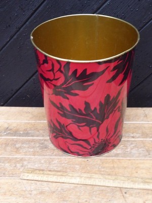 Vintage / Retro Regency Ware Blech Papierkorb in sehr gutem Zustand. Regency Ware Blechdose