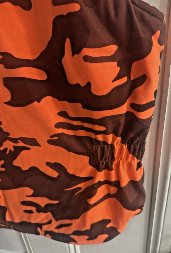 Walls Outdoor Wear Blaze Orange Camo Insulated Hunting Vest Men’s M Regular - Image 3 of 4