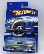 Hot Wheels 58 Ford Thunderbird - 2005 First Editions H9089 - Silvergreen