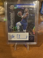 2021-22 Contenders Optic Perennial Contenders Autograph Blue Anthony Edwards /75
