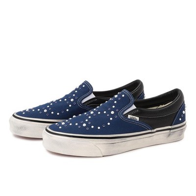 VN000D9PIND Vans Premium Classic Slip-On Pearlized Pack Indigo Blue (Herren)