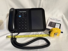 Clear Captions Blue Telephone For Hearing Impaired Amplified Captioning Phone