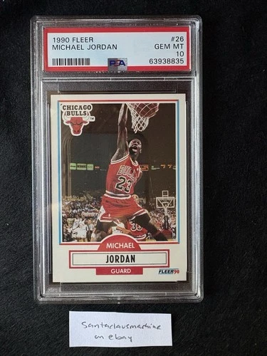1990 FLEER #26 Michael Jordan PSA 10 Bulls GOAT
