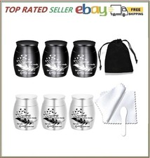 Small Keepsake Urns for Human Ashes - Set of 6 - Share Urn with Family  Frie...