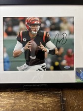 Joe Burrow Signed Framed Photo With COA 