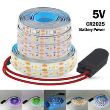 5V LED Strip Lights Battery Operated 2835 IP20 IP65 Waterproof TV Back Lighting