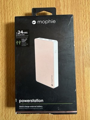 Mophie Power station Charger Pink New USB