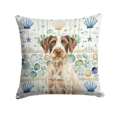 Carolines Treasures WDK7049PW1818 18 x 18 in. Liver & White German Wirehaired...