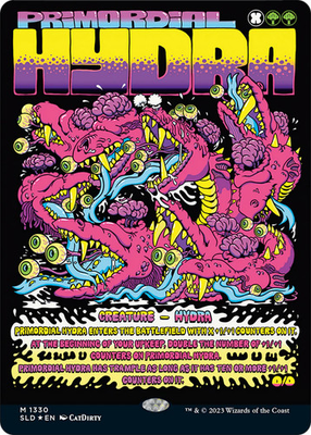 #ad MTG Primordial Hydra Secret Lair Drop Series Foil Near Mint Magic $15.99