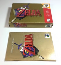 1998 Nintendo 64 N64 The Legend of Zelda Ocarina of Time Box And Manual Only