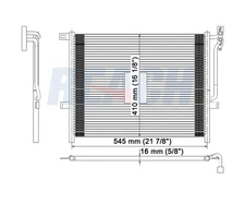 Reach Cooling Aluminum A/C Condenser  Direct Fit