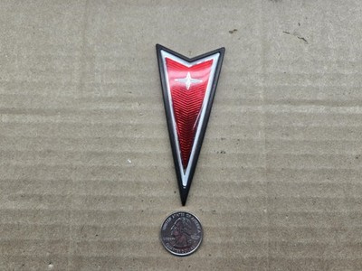 Pontiac OEM Red Arrow 2 7/8'' Tall Emblem Badge Logo Nameplate Name Insignia 