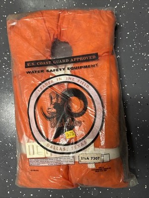 Vintage BLACK SHEEP Life Jacket Vest Preserver Adult US Coast Guard Approved