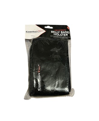 Belly Band Gun Concealment Holster by Comfort Tac Right Handed Black Up To 44''