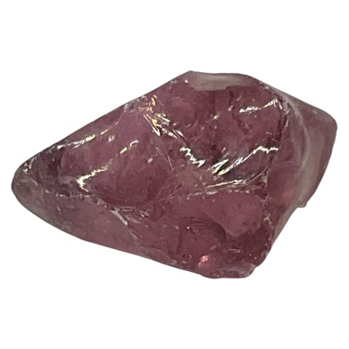 Pink Translucent Art Glass Cullet Glowing Manganese Slag Glass #5GL221 - Picture 5 of 8