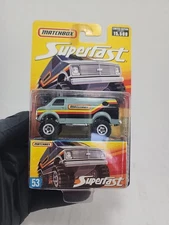 Matchbox Superfast 4x4 Chevy Van (2006) Mattel Gray Toy #53 Limited Edition 