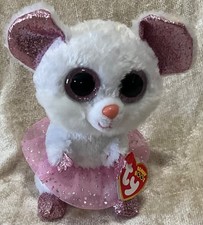 Ty Beanie Boo's "NINA" The Ballerina Mouse 6" Plush Toy NWT NEW w TAGS Tutu