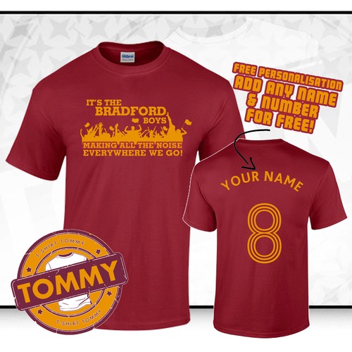 Bradford Bantams Tshirt, BCAFC | eBay