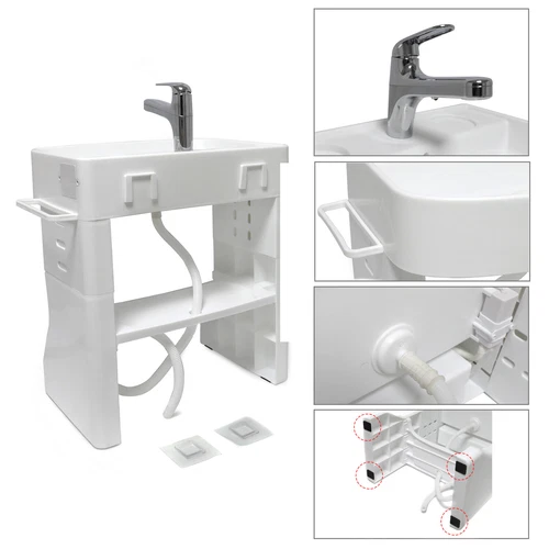 Hand Wash Basin For Child Kids BabyToddler Early Training Washstand Partable - Picture 2 of 15